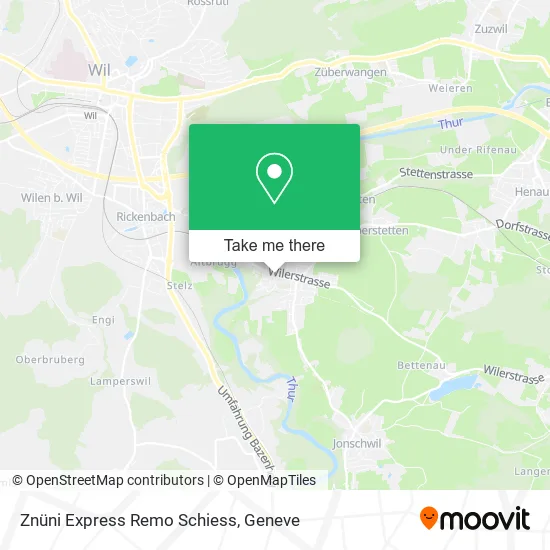 Znüni Express Remo Schiess map