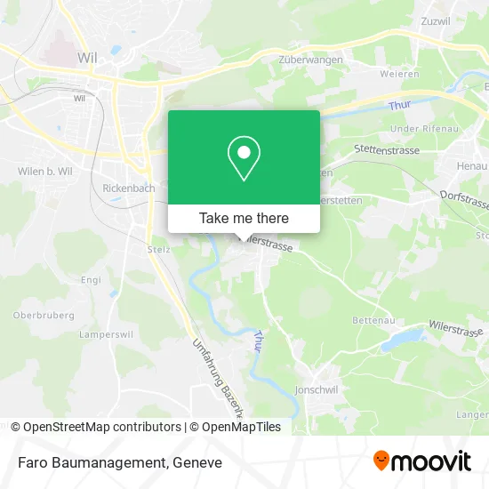 Faro Baumanagement map