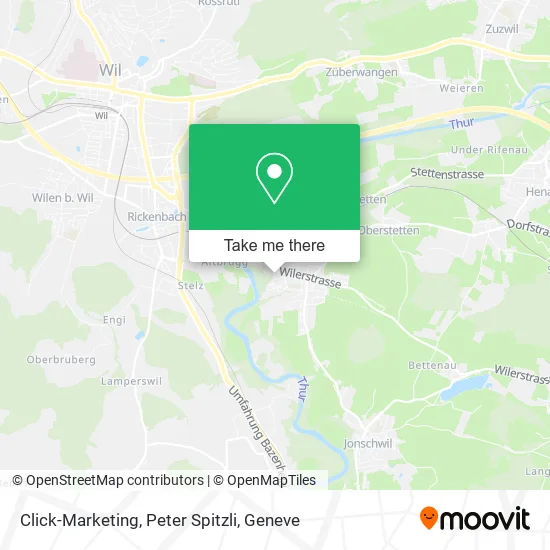 Click-Marketing, Peter Spitzli map