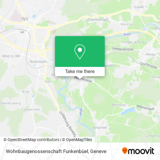 Wohnbaugenossenschaft Funkenbüel map