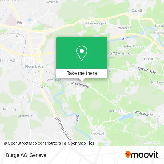 Bürge AG map