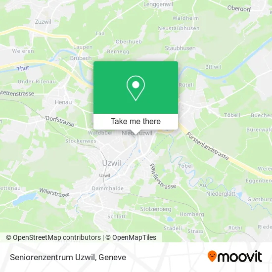 Seniorenzentrum Uzwil map