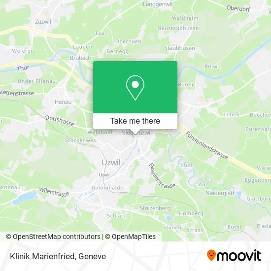 Klinik Marienfried map