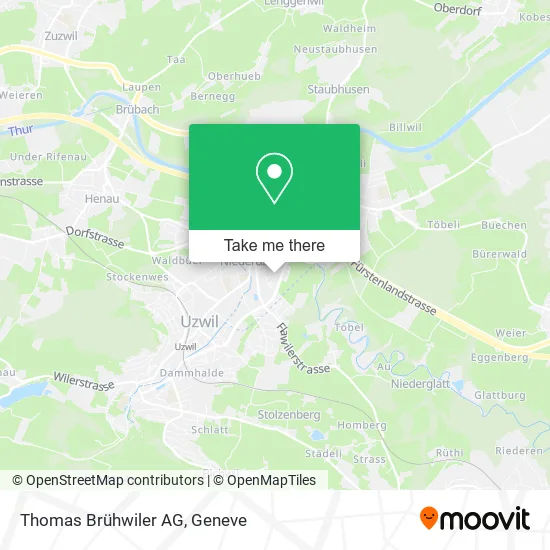 Thomas Brühwiler AG map