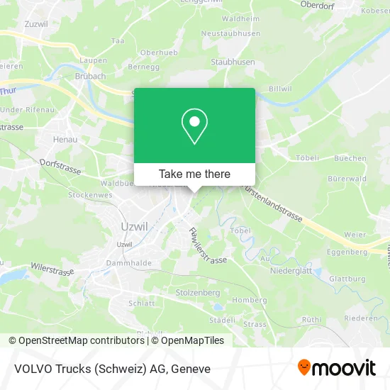 VOLVO Trucks (Schweiz) AG map
