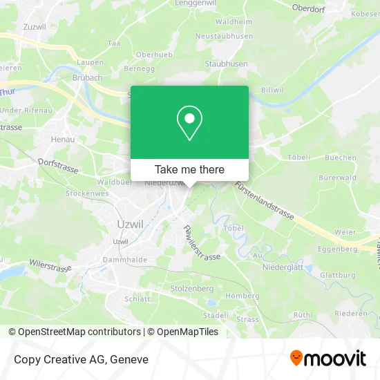 Copy Creative AG map