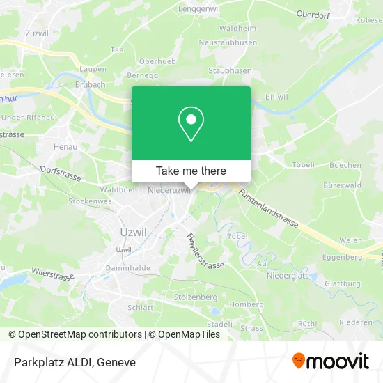 Parkplatz ALDI map