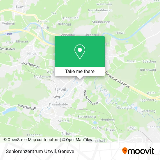 Seniorenzentrum Uzwil map