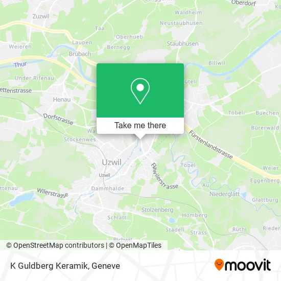 K Guldberg Keramik map