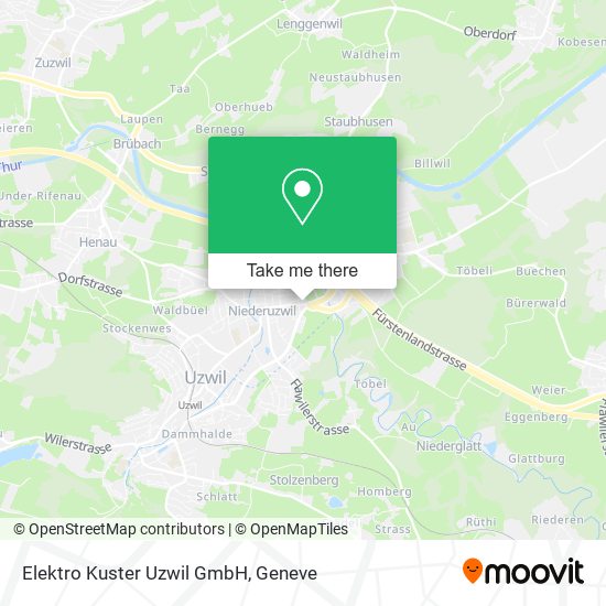 Elektro Kuster Uzwil GmbH map
