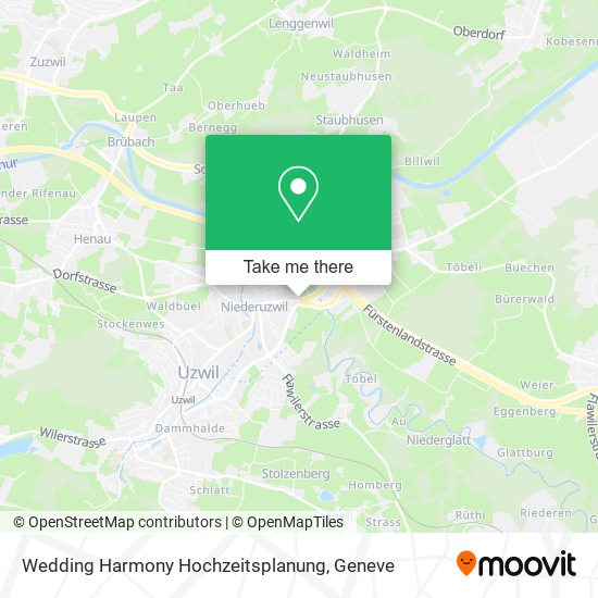 Wedding Harmony Hochzeitsplanung map