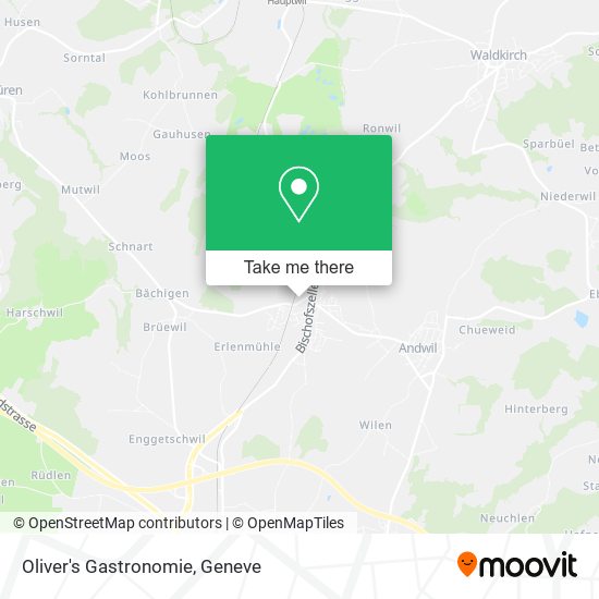 Oliver's Gastronomie map