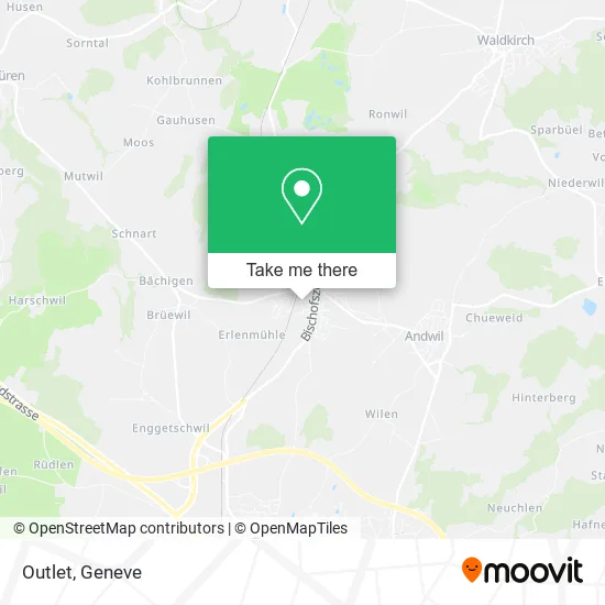 Outlet map