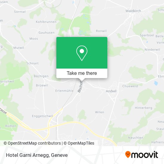 Hotel Garni Arnegg map