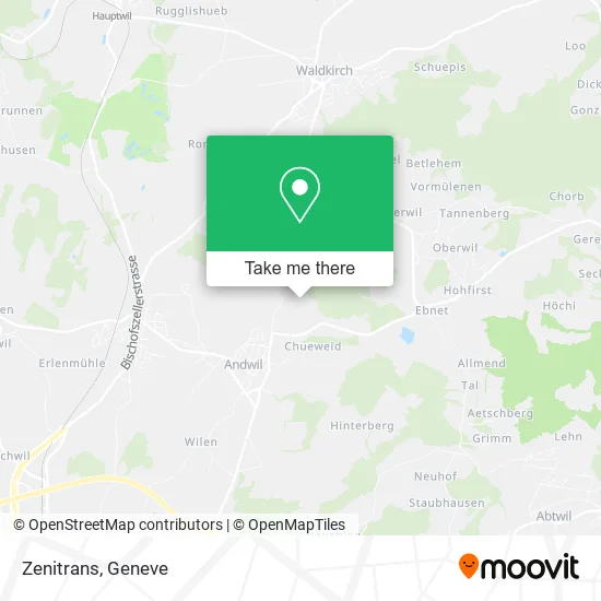 Zenitrans map