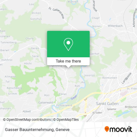Gasser Bauunternehmung map