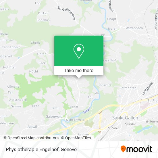Physiotherapie Engelhof map
