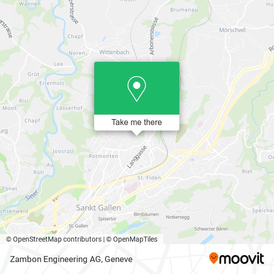 Zambon Engineering AG map