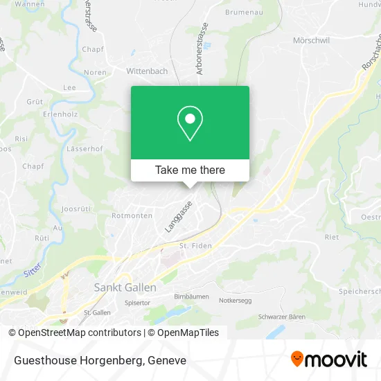 Guesthouse Horgenberg map