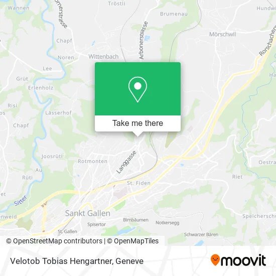 Velotob Tobias Hengartner map