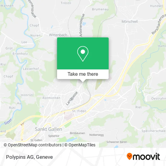 Polypins AG map