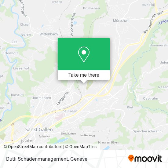 Dutli Schadenmanagement map