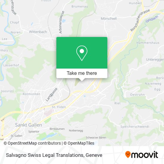 Salvagno Swiss Legal Translations map