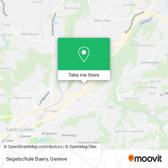 Segelschule Baery map