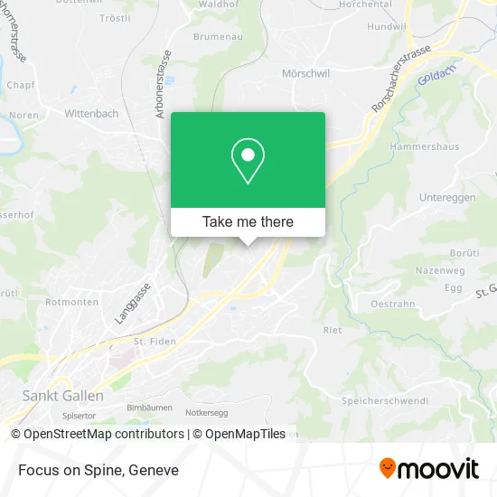 Focus on Spine map