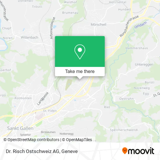 Dr. Risch Ostschweiz AG map