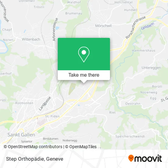 Step Orthopädie map