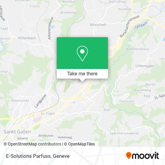 E-Solutions Parfuss map