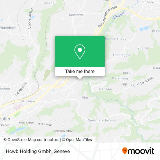 Hcwb Holding Gmbh map