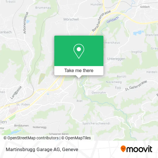 Martinsbrugg Garage AG map