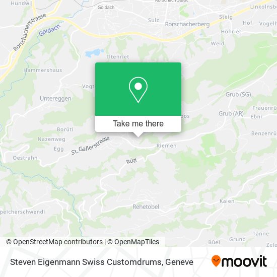 Steven Eigenmann Swiss Customdrums map