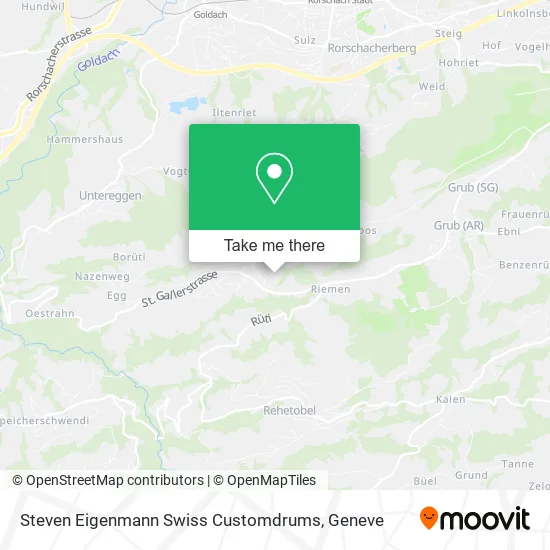 Steven Eigenmann Swiss Customdrums map