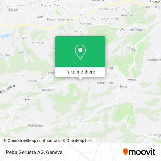 Peba Gerüste AG map