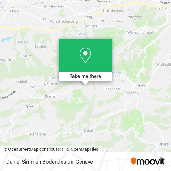 Daniel Simmen Bodendesign map