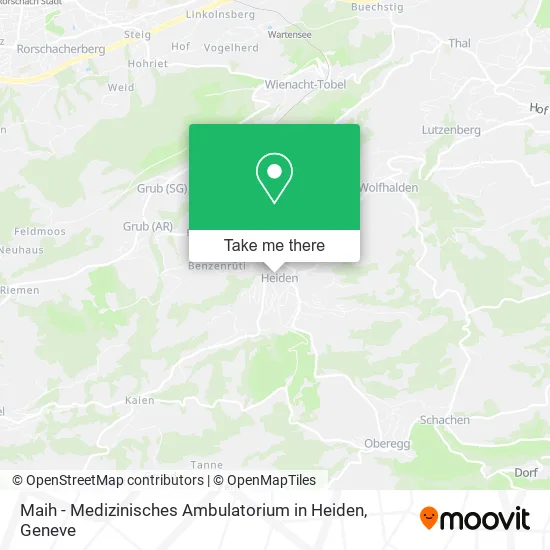 Maih - Medizinisches Ambulatorium in Heiden map