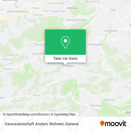 Genossenschaft Anders Wohnen map