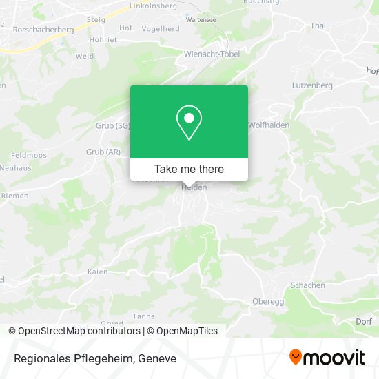 Regionales Pflegeheim map