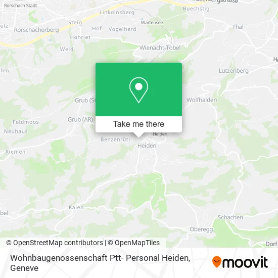 Wohnbaugenossenschaft Ptt- Personal Heiden map