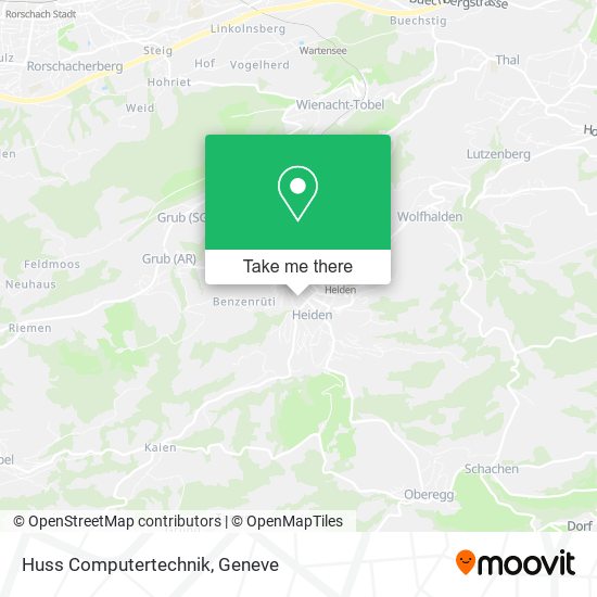 Huss Computertechnik map