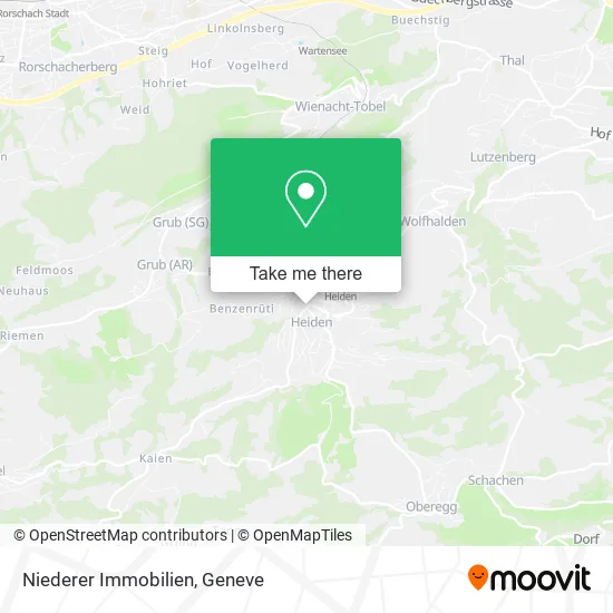 Niederer Immobilien map