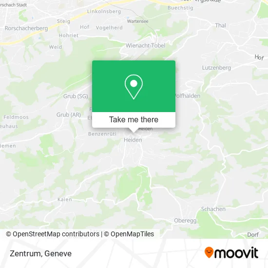 Zentrum map