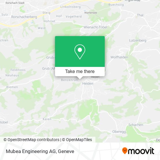 Mubea Engineering AG map