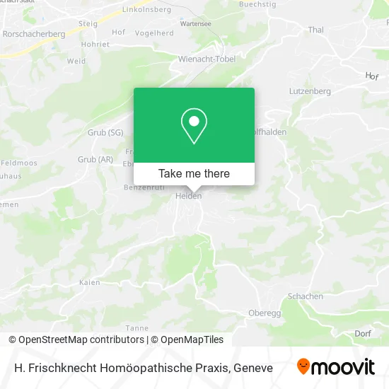 H. Frischknecht Homöopathische Praxis map