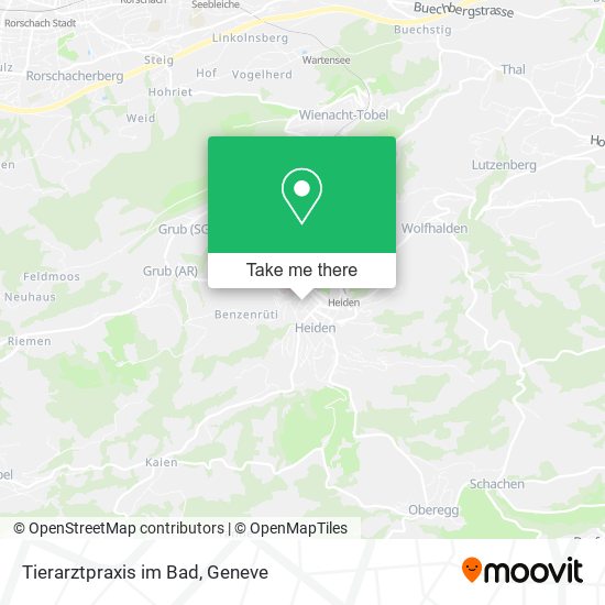 Tierarztpraxis im Bad map