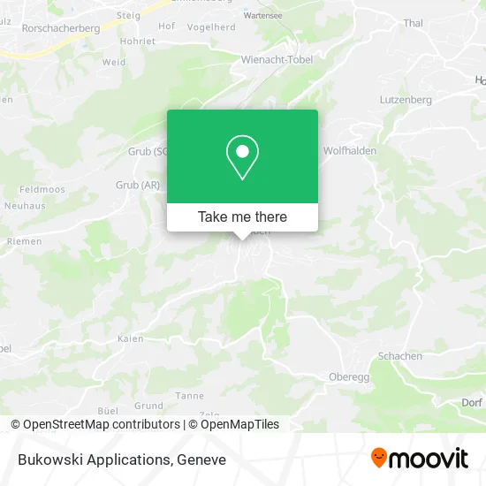 Bukowski Applications map