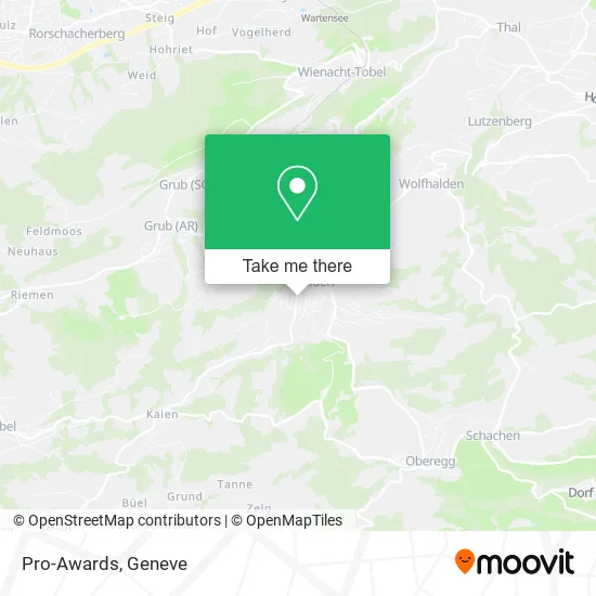Pro-Awards map